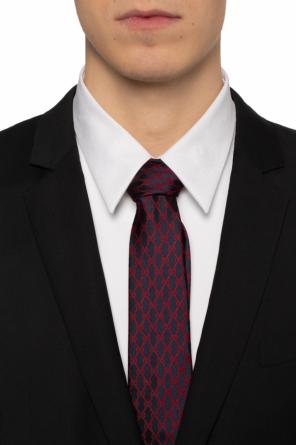 Branded silk tie, zdjęcie 2 Branded silk tie od Gucci